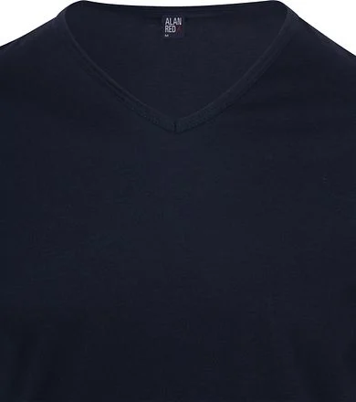 Alan Red Vermont Extra Lange T-Shirts Navy (2Pack) 5671/2P/06 Vermont Long Navy kopen