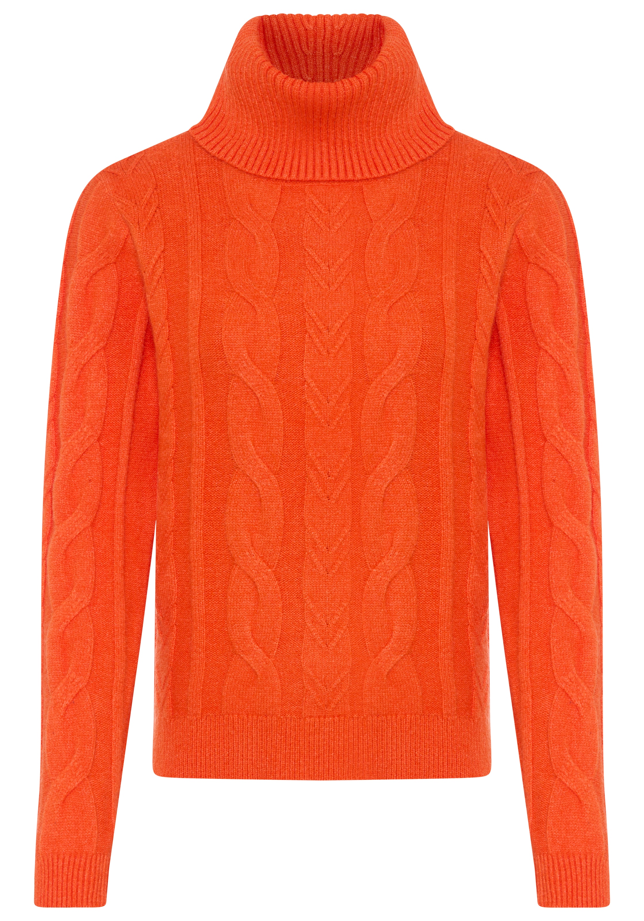 KangaROOS Rollkragenpullover , mit Zopfstrickmuster