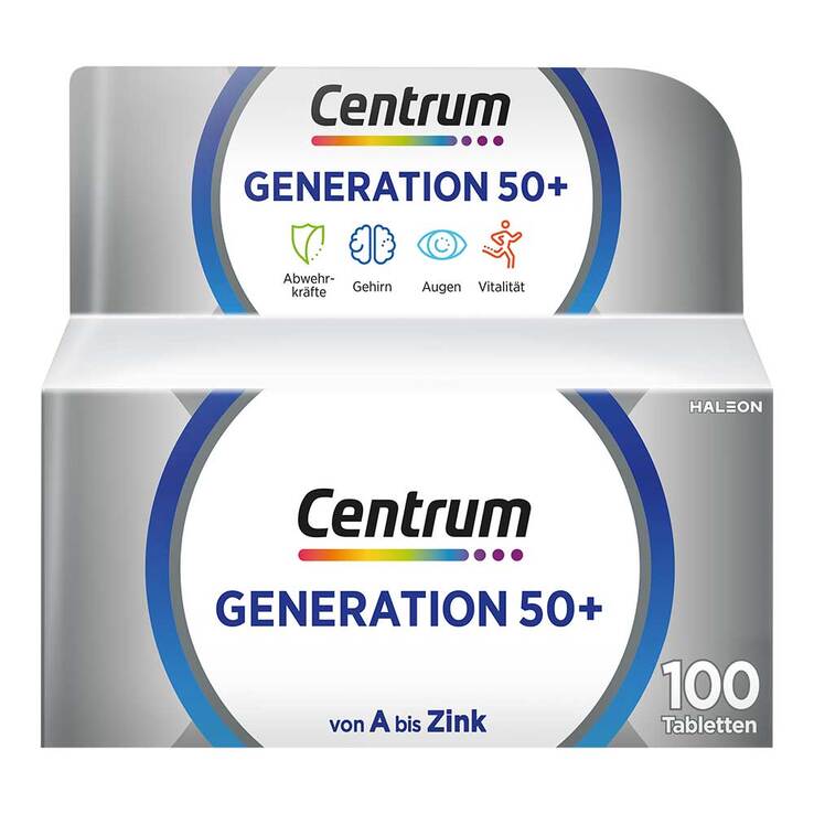 Centrum Generation 50 + Tabletten, 100 St