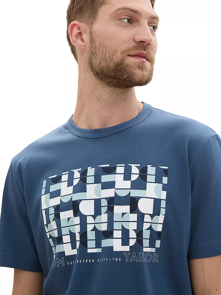 TOM TAILOR T-Shirt dunkelblau