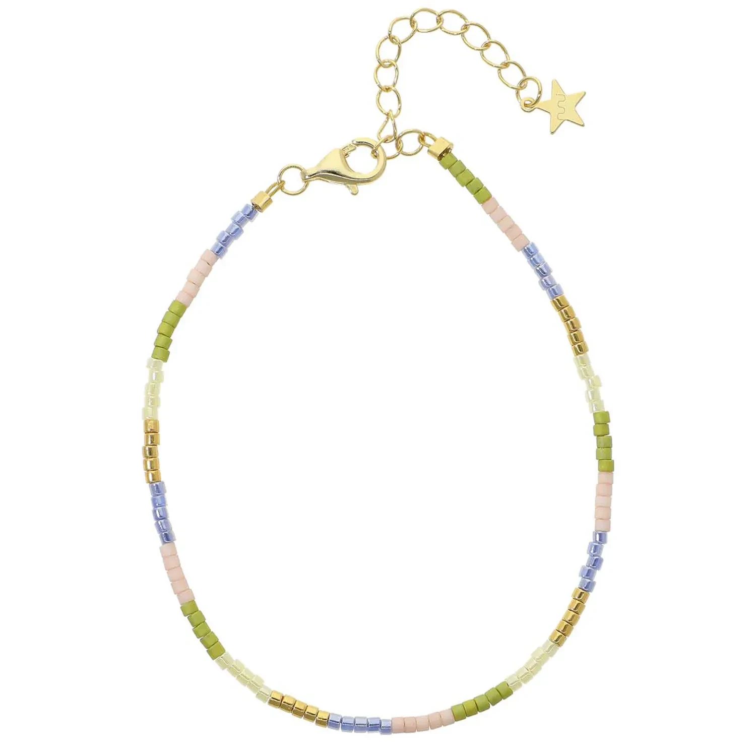 Nuni Copenhagen Kira Armbånd 18 kt. Forgyldt Sølv A3025-Forest