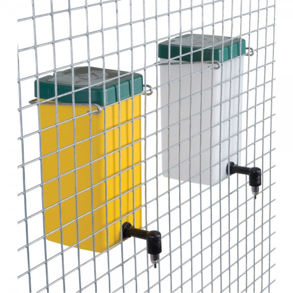 Garrafa de água em formato de coelho com recipiente e tampa articulada para pendurar, 0,5 L