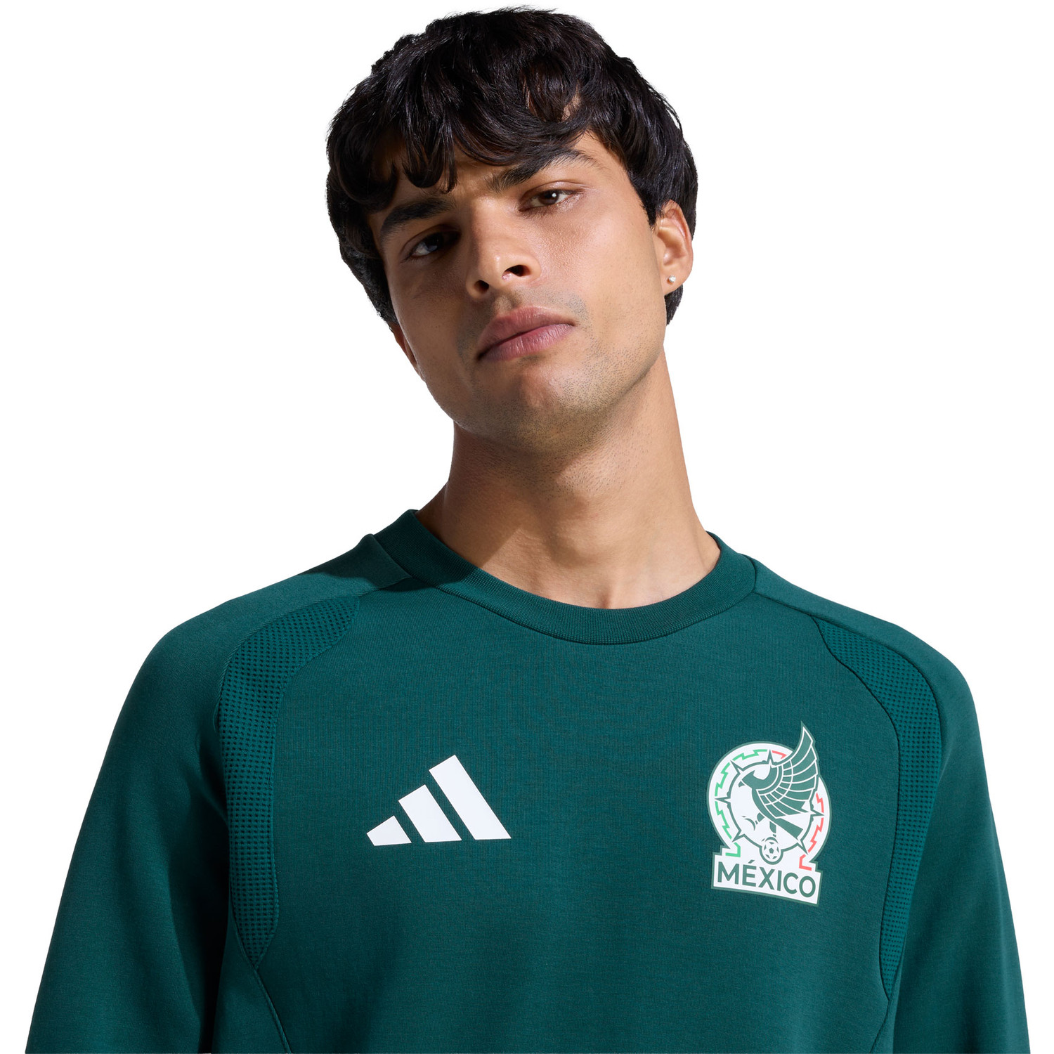adidas Mexico Tiro Travel Crew Top WK 2026