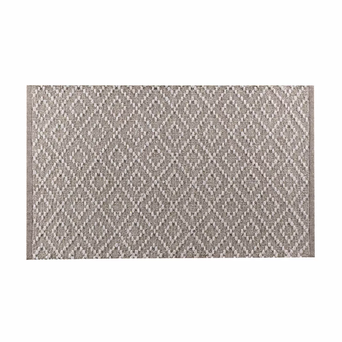 Tapis de salon coton (50 x 80 cm) Dorana Taupe