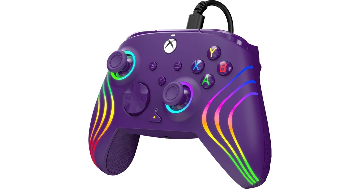 PDPWired Controller - Afterglow Wave  (Lila, Xbox Series X|S, Xbox One, PC)