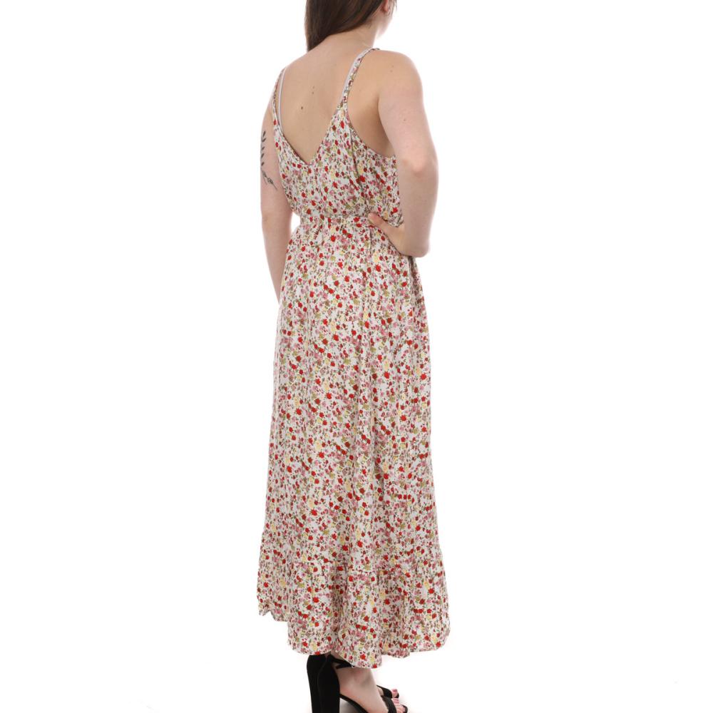 Vero Moda Robe longue Blanche à fleurs Femme Vero Moda Easy