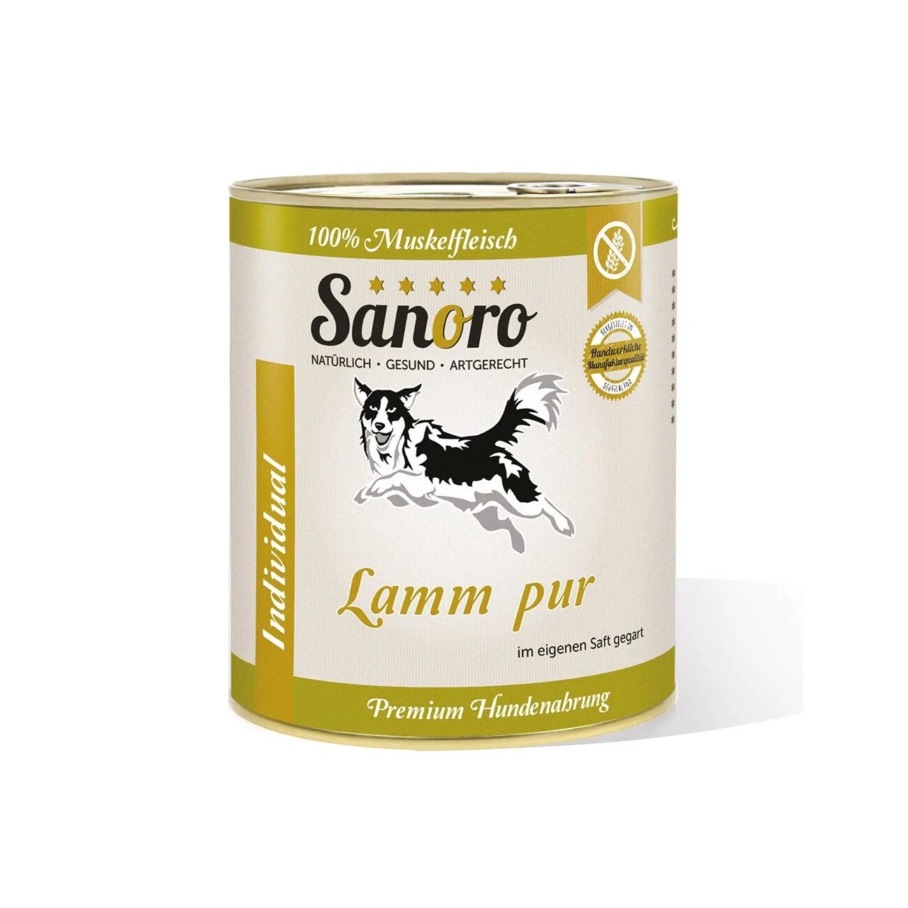 Sanoro Pures Muskelfleisch vom Lamm und Schaf 6x800g