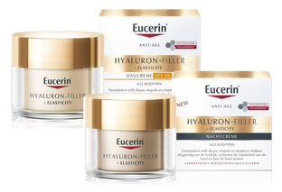 Eucerin Hyaluron-Filler Huidverzorgingsset - Elasticity Dagcrème SPF30 en Nachtcrème - 2 Stuks