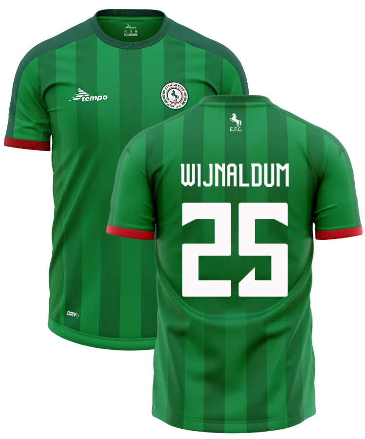 Al Ettifaq Thuisshirt 2024   Bedrukking Wijnaldum - Voetbalshirt Saoed