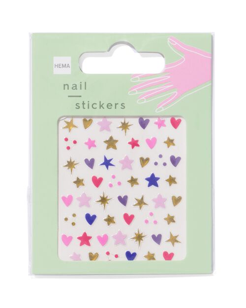 autocollants pour ongles étoiles - 52 pièces