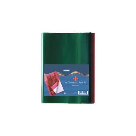 Stylex Heftumschläge DIN A4, PP, transparent, 5er Packung