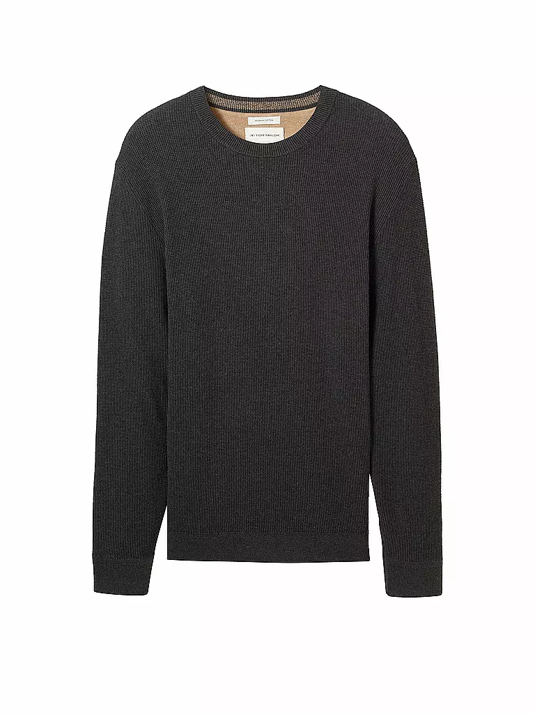 TOM TAILOR Pullover grau