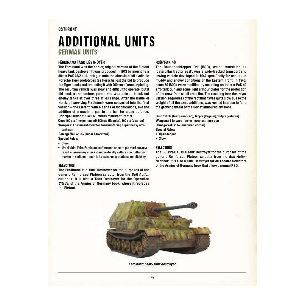Bolt Action - Ostfront - Barbarossa to Berlin - Theatre Book