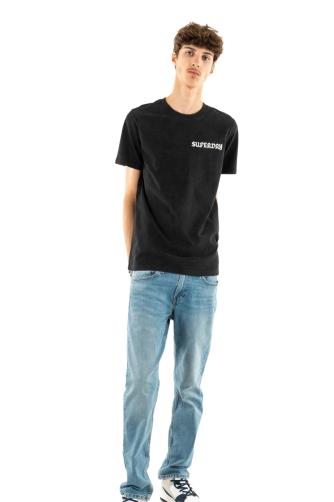 Tee shirt superdry tattoo graphic 02a black