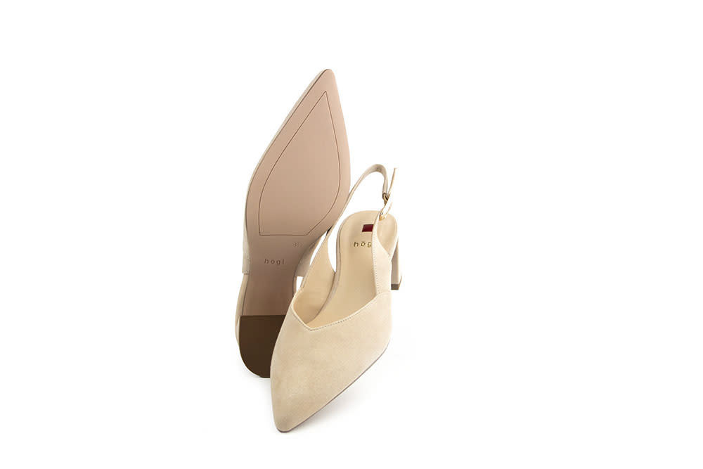 Högl Slingback Pump Sand Suède