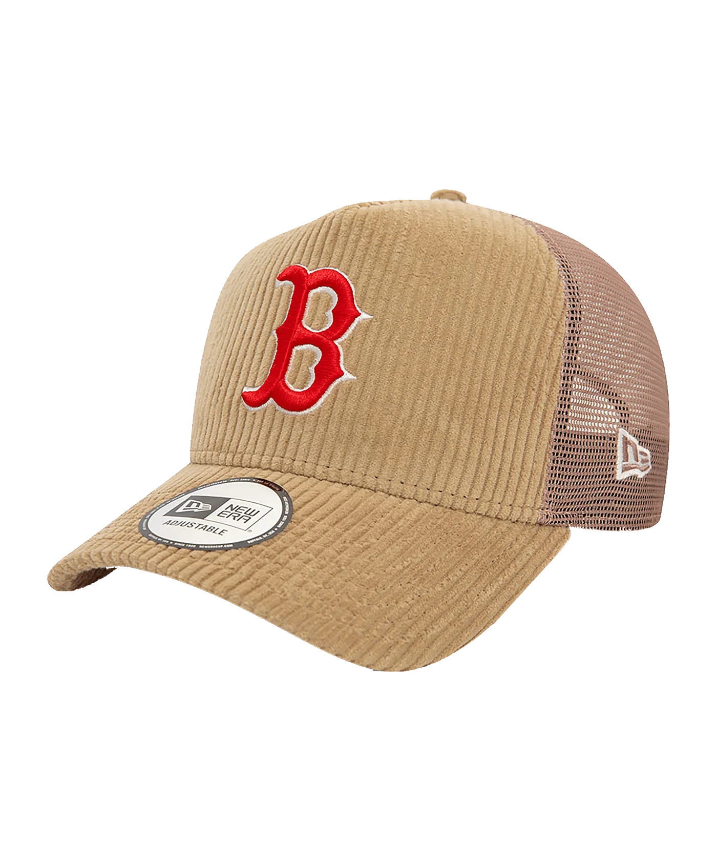 New Era MLB Boston Red Sox Cord Trucker Cap Beige