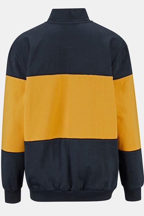 Boston Park Sweatshirt, Langarm, Colorblocking, bis 72/74