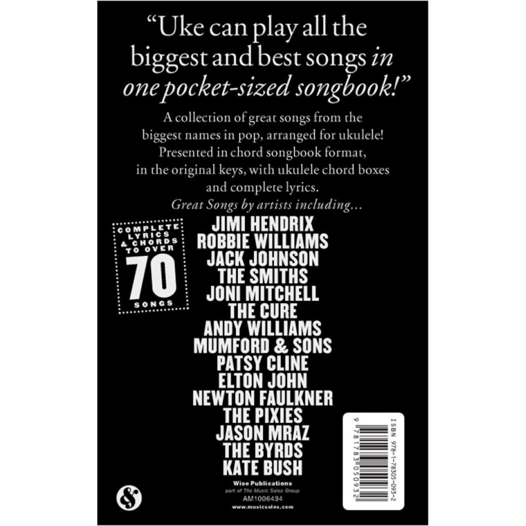 Wise Publications The Little Black Songbook: Great Songs For Ukulele