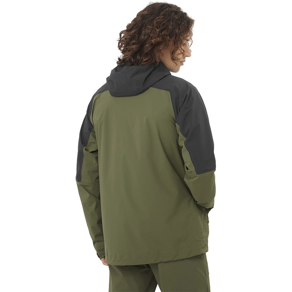 Salomon Outerpath 2.5-Lagen Regenjacke Herren schwarz