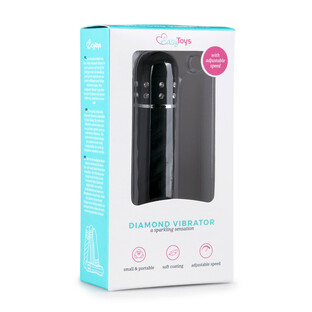 EasyToys Vibrator Mini Diamant Zwart 1ST