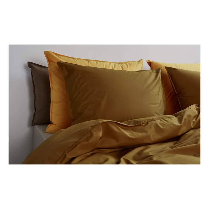 Suite 702 Housse de couette en percale organique | Khaki