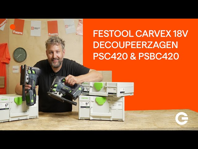 Festool CARVEX PSBC 420 EB-Basic 18V Li-Ion accu decoupeerzaagmachine body in systainer - 120mm