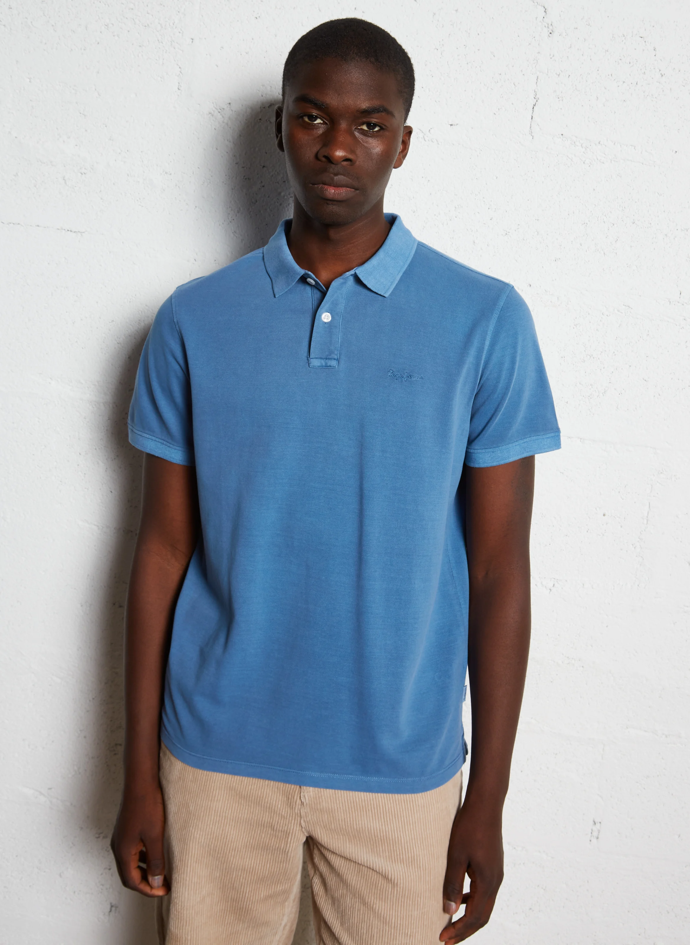 NEW OLIVER GD - Polo regular-fit en coton | Bleu