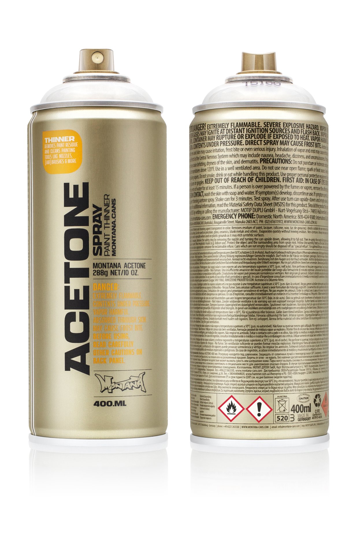 Montana Tech-Reinigungsspray Acetone