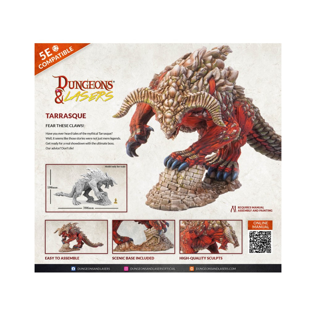 Dungeons & Lasers - Décors - Tarrasque