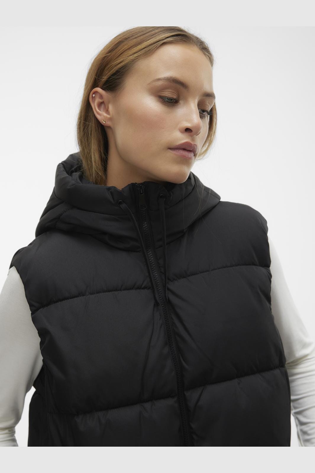 Vero Moda Vmligaane Waistcoat 4361720 black