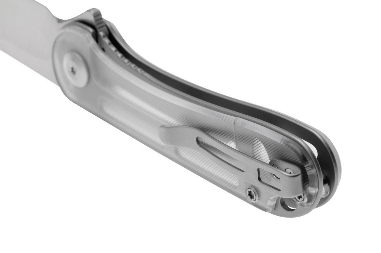 CIVIVI Elementum C907A-7 Satin D2, Polished Clear Lexan, zakmes