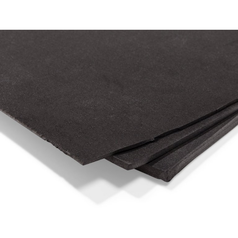 Zellgummi Matte, schwarz