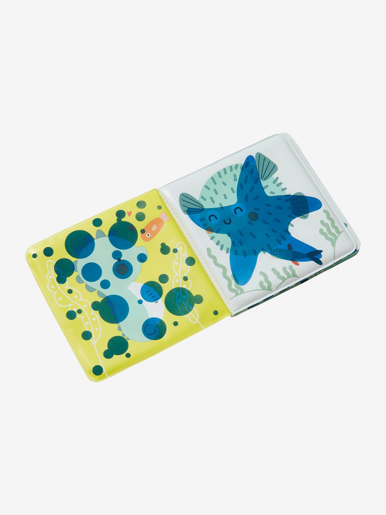 Livro de banheiro multicolorido que muda de cor