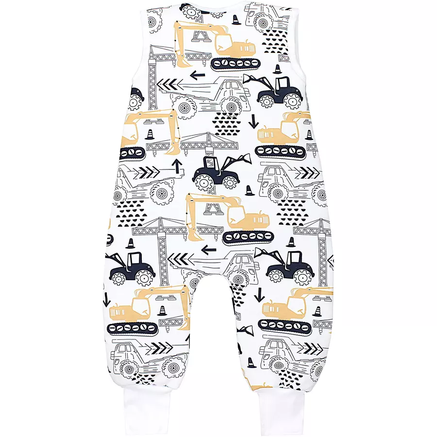 TupTam Baby  Winter Schlafsack mit Beinen 2,5 Tog schwarzgelb