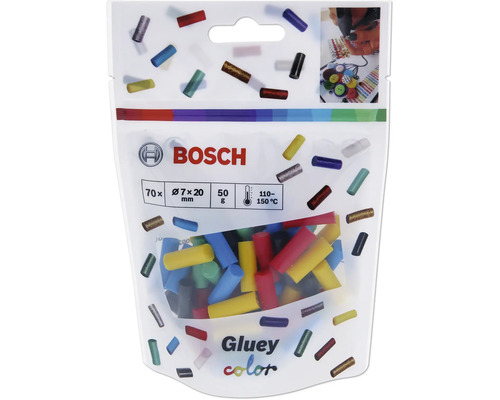 Lijmpatronen voor Bosch Gluey, 70 stuks, Kleur