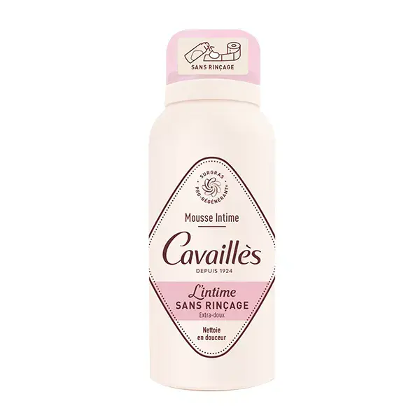 Espuma íntima extra suave sem enxágue Cavaillès 100ml