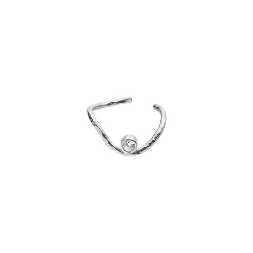 Stine A Wavy Ear Cuff, Sølv