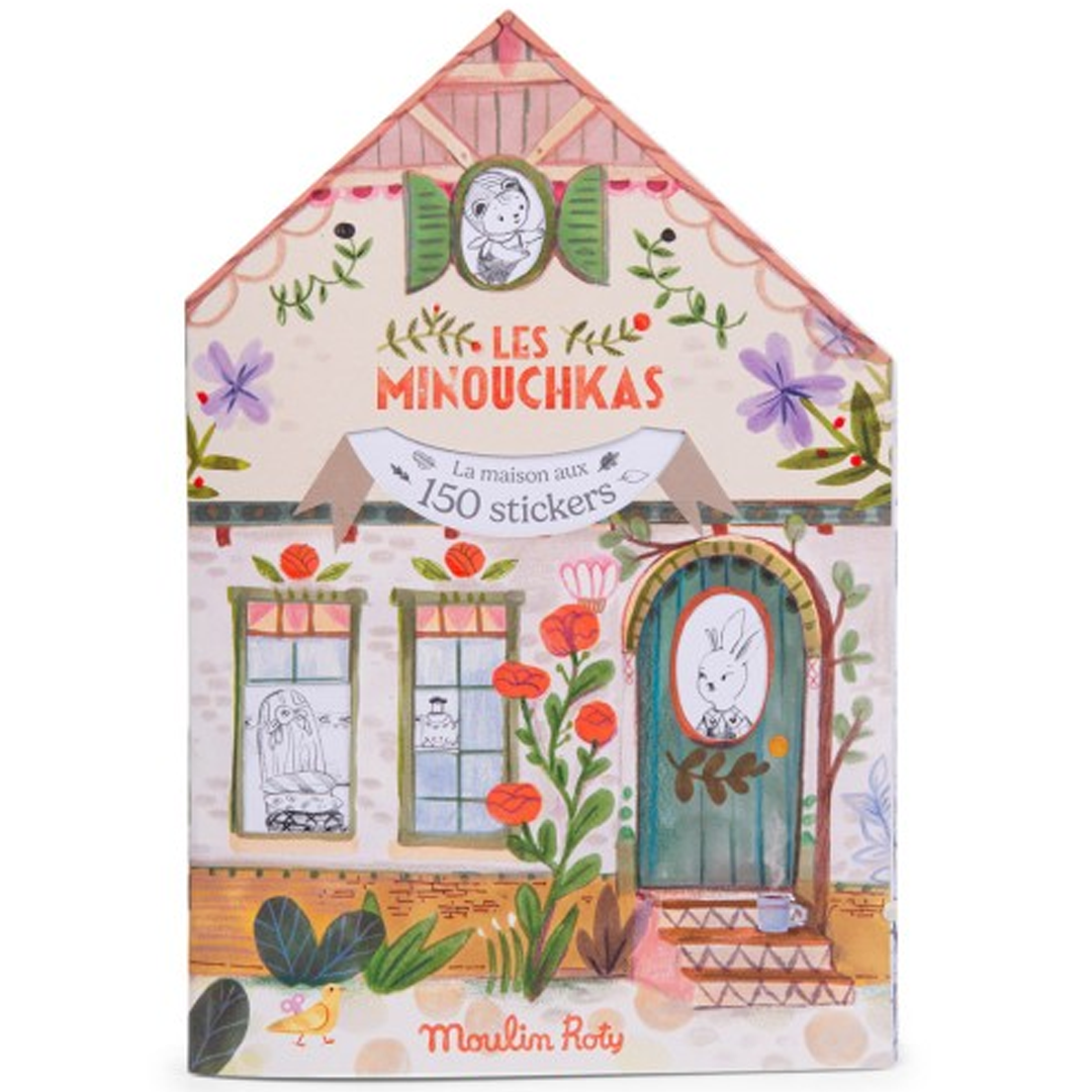 Moulin roty kleur en stickerboek les minouchka's