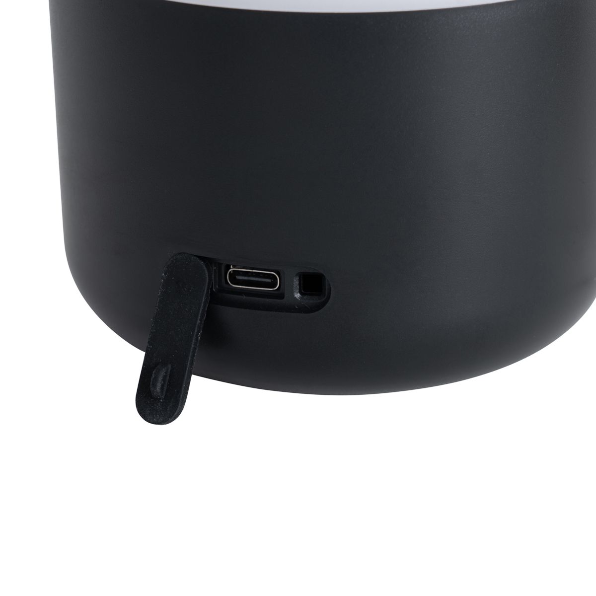 Buiten tafellamp zwart met wit incl. LED oplaadbaar IP44 - Haard