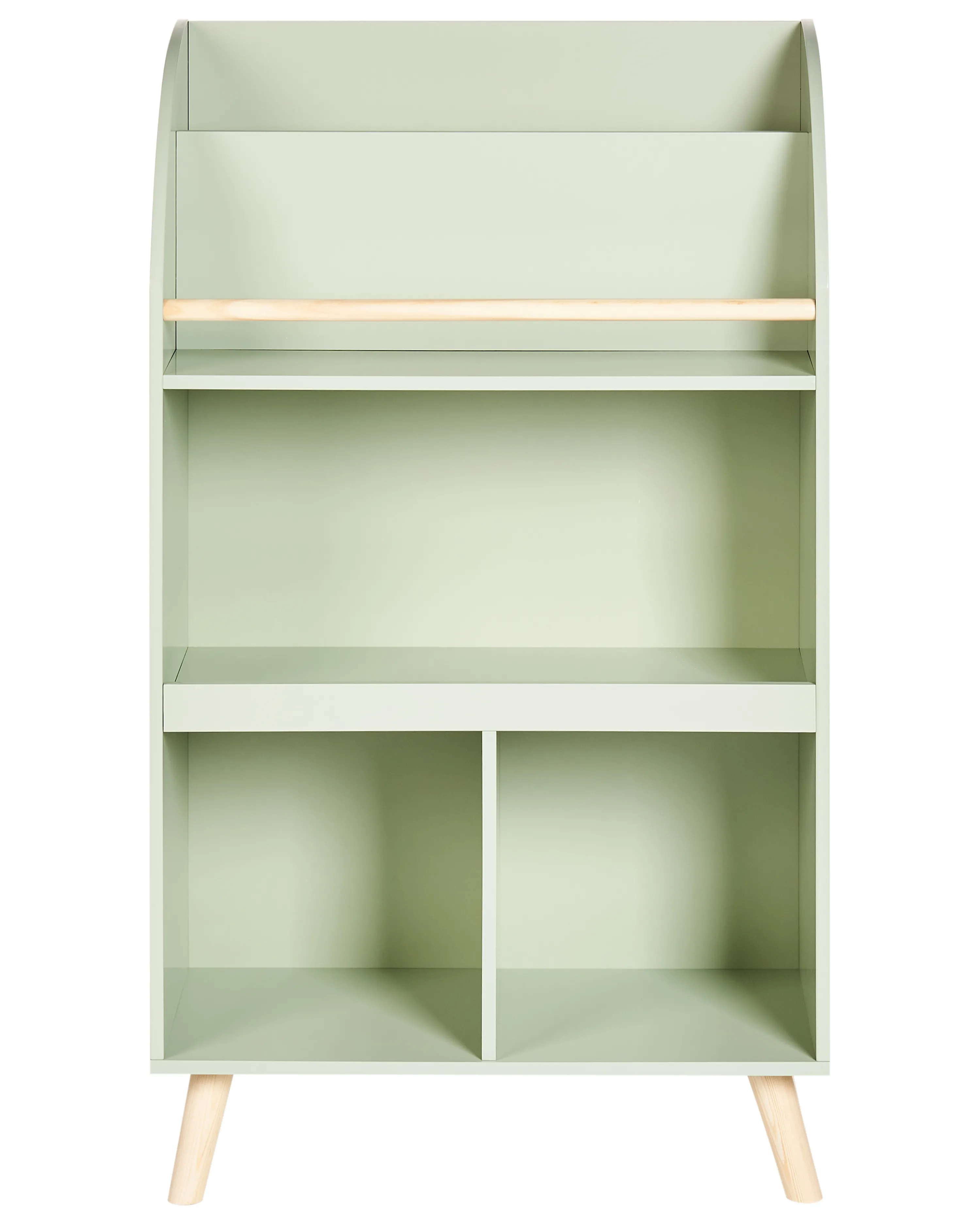 Boekenkast met 3 planken LILOET 102 cm Lichtgroen