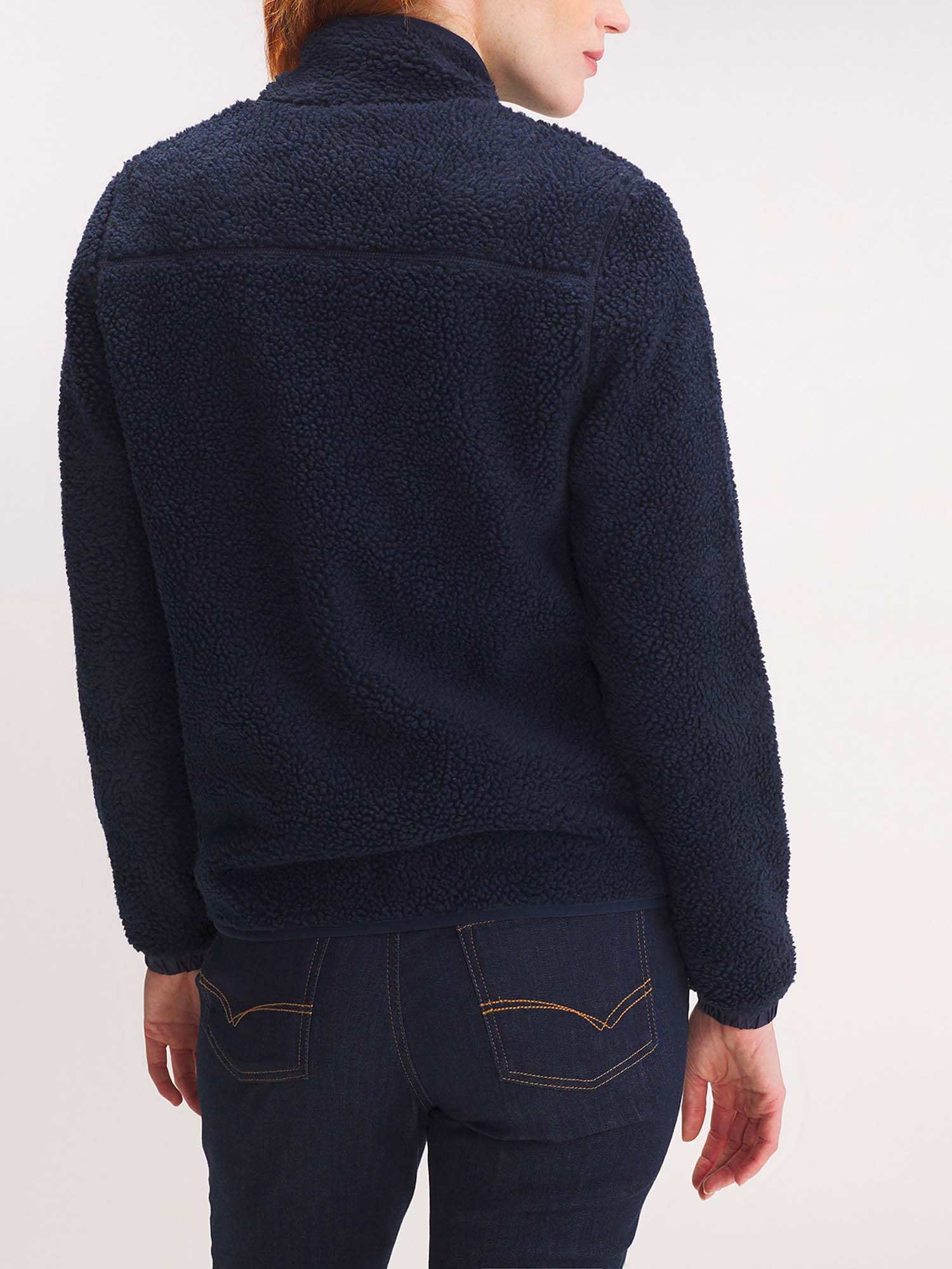 Polaire Femme En Sherpa Marine