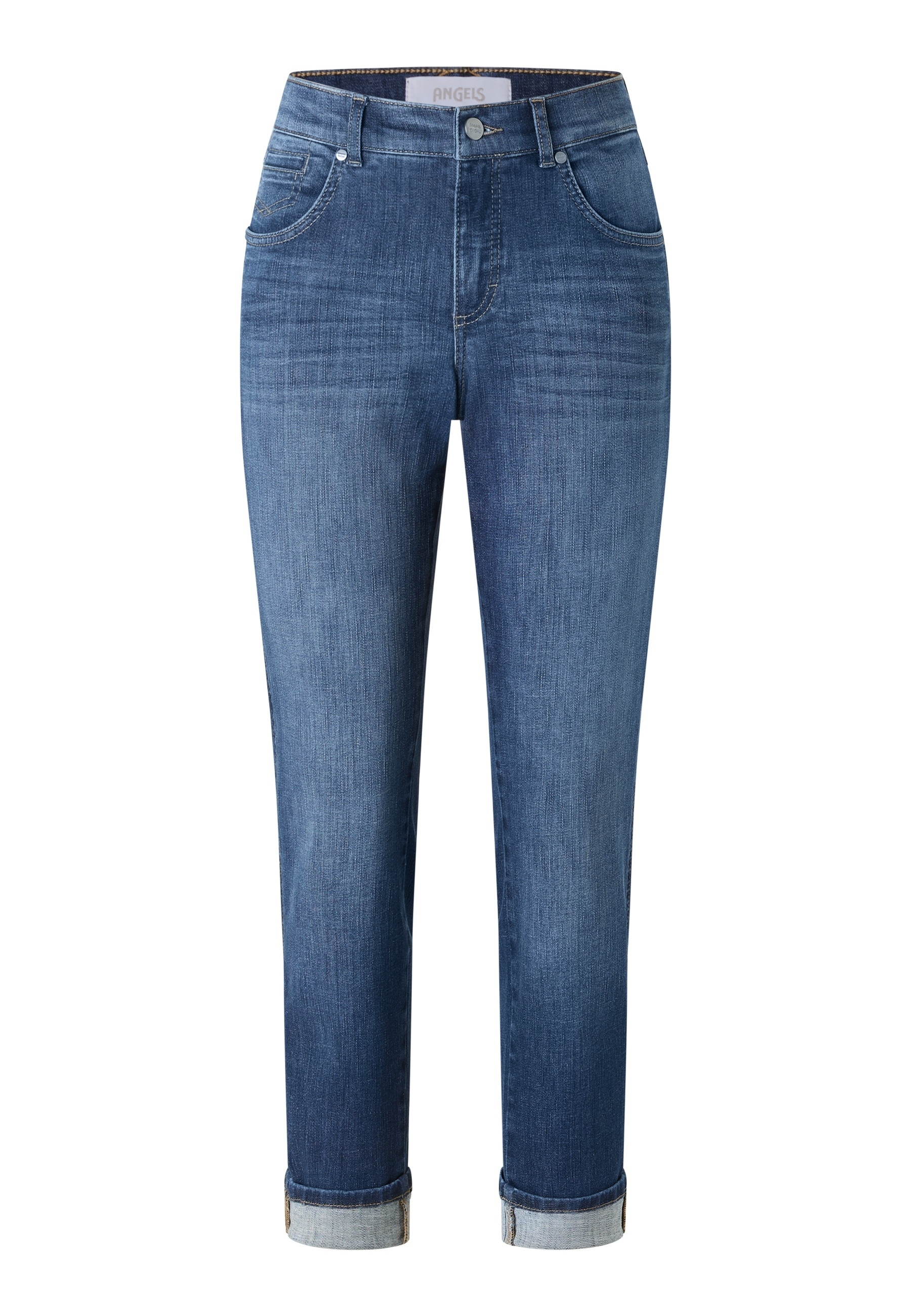 ANGELS Mom-Jeans »DARLEEN CROP TU« im Five-Pocket Style