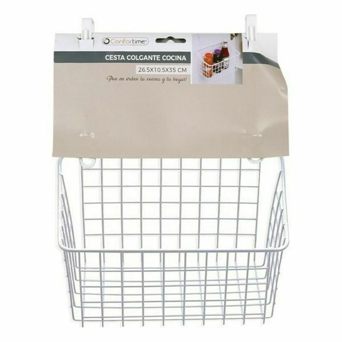 Confortime Panier Multi-usages - Aluminium