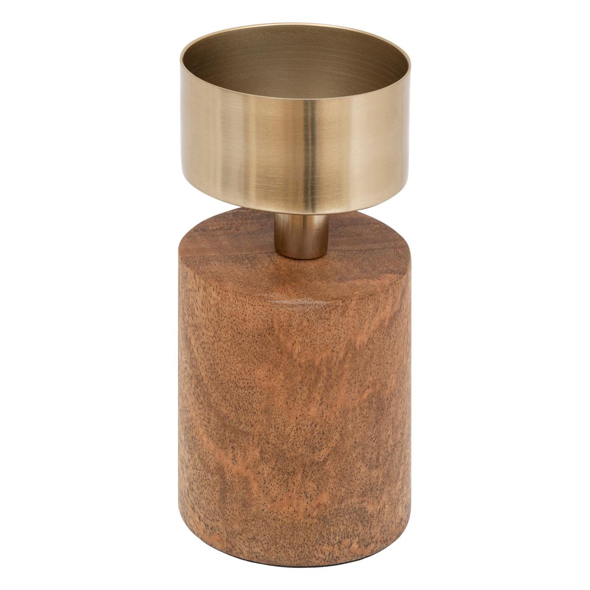 BOUGEOIR BOIS NOYI TAILLE M