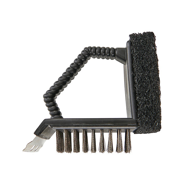 Brosse de nettoyage 3 en 1 pour barbecue GoodHome