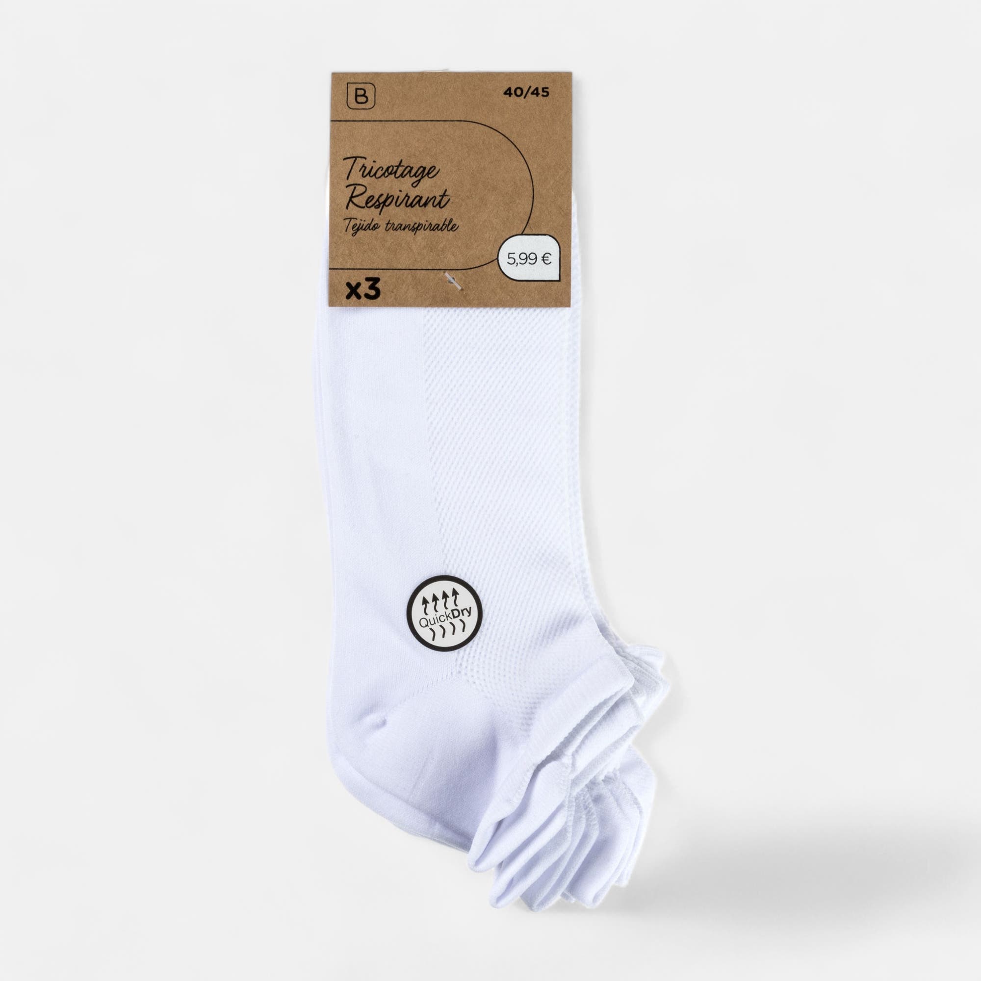 Chaussettes Homme blanc
