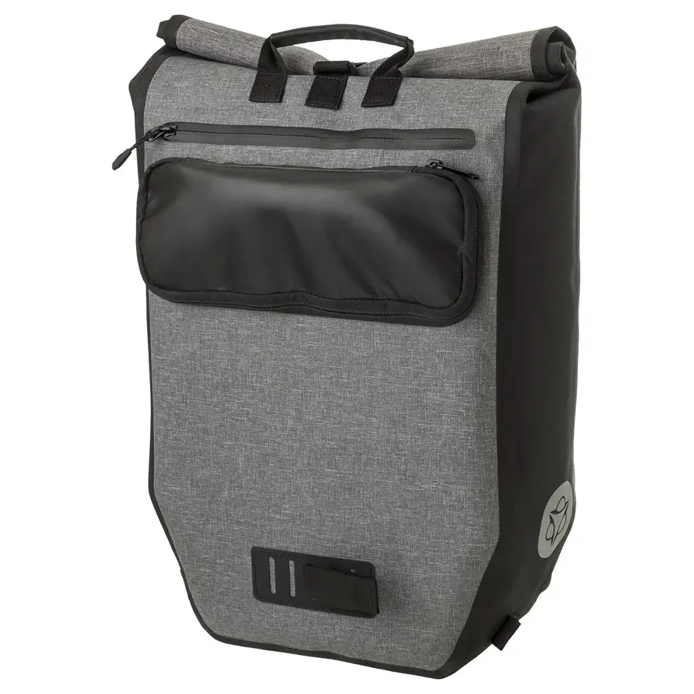 AGU Clean Single Shelter Click'nGo Large 21L Fietstas/Rugzak Grijs