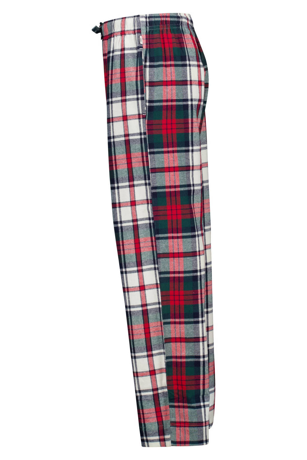 America Today geruite pyjamabroek groen/rood
