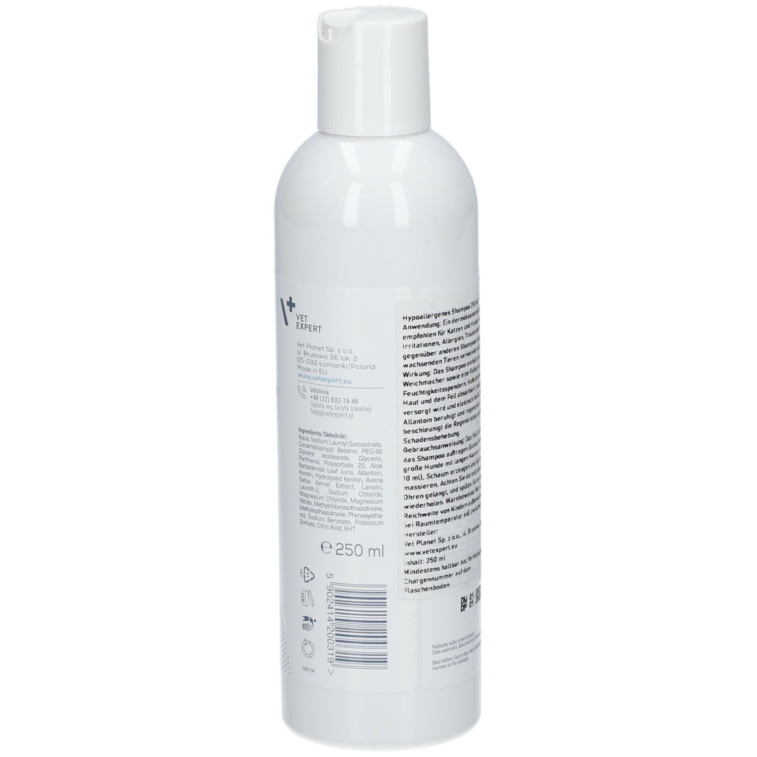 VETEXPERT Hypoallergenic Shampoo