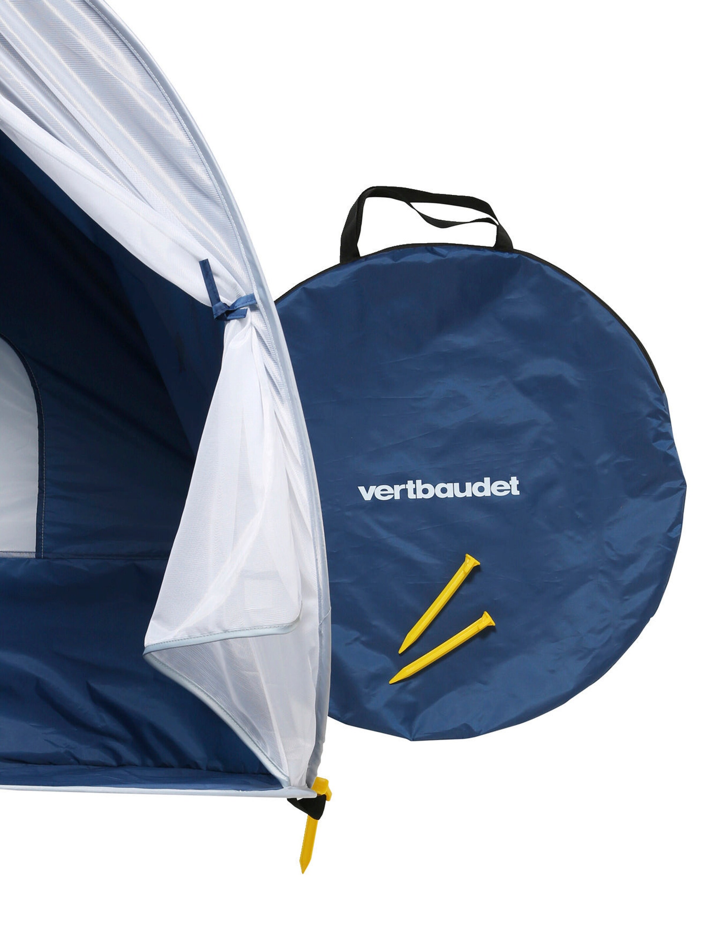 Vertbaudet Strandmuschel mit UV-Schutz, UPF 40+ dunkelblau